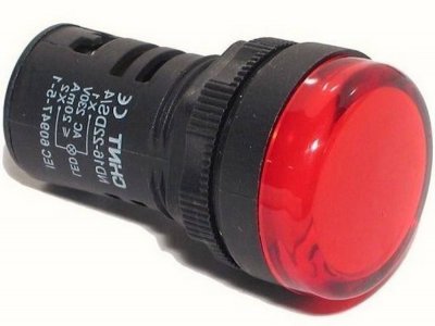 Индикатор красный  ND16-22DS/4 AC 230B CHINT