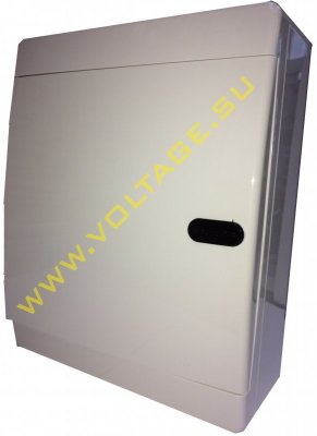 Бокс навесной Текфор 24 модуля, IP40, цвет дверки непрозрачный белый, комплектация 1 (Россия)