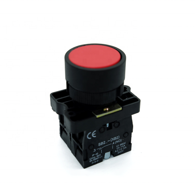 Кнопка управления NP2-EA31 без подсветки красная 1НО IP40 CHINT