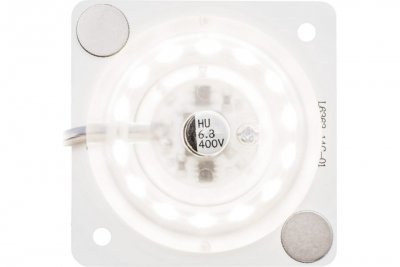 Модуль LED с драйвером 12Вт 960Лм 4000К 63*63 линз.рассеиватель на магнитах IP20 APEYRON 2835 02-13